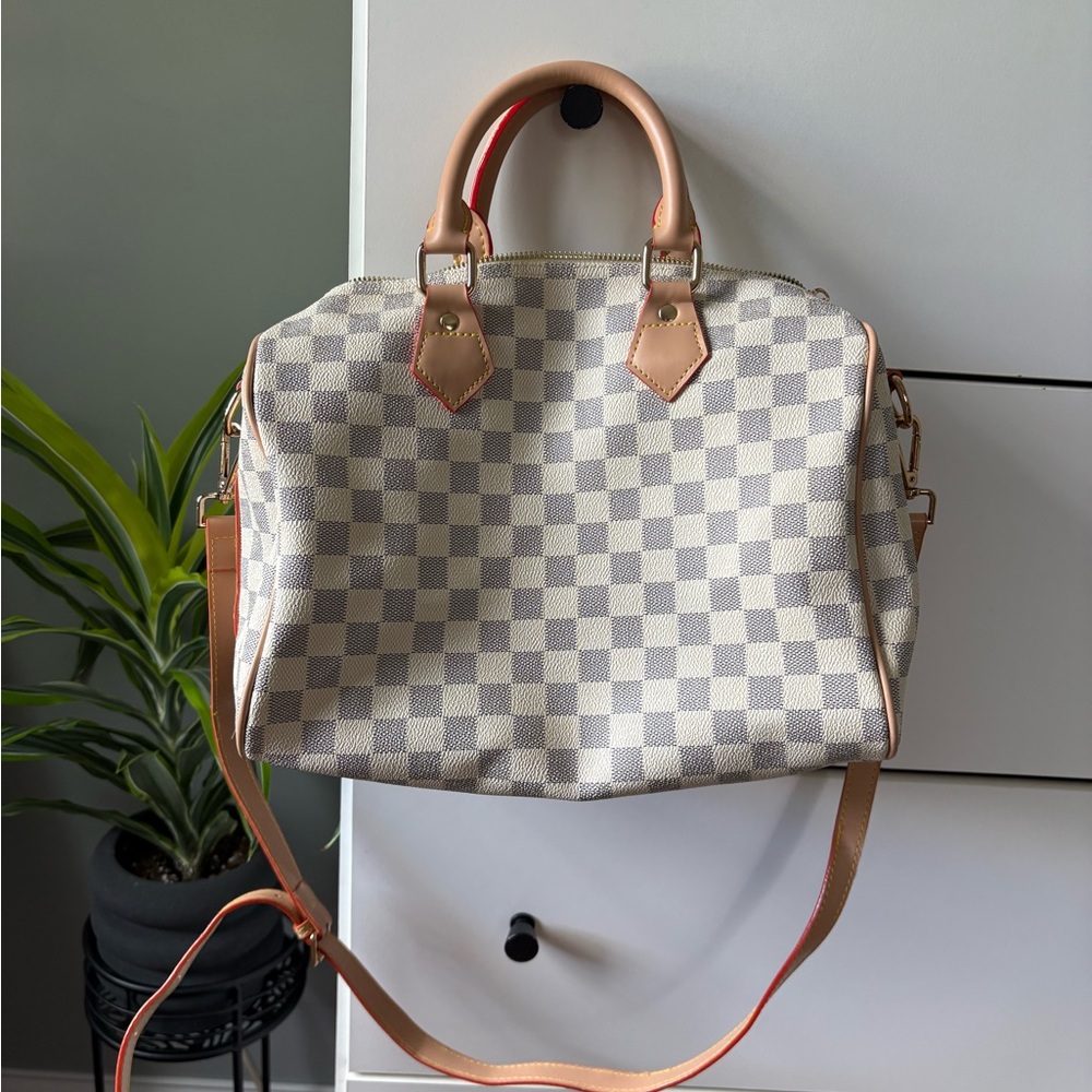 Luxury Dupe Checkered Bag